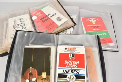 Lot 485 - Rugby Programmes