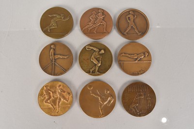 Lot 487 - An assortment of Sporting Medallions