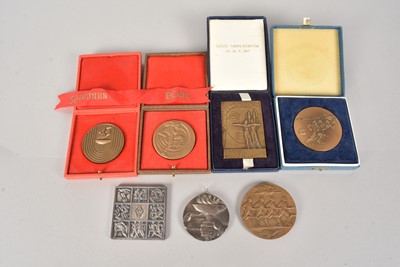 Lot 489 - An assortment of Overseas Sporting medallions