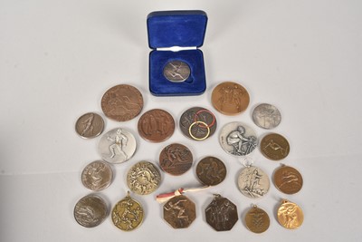 Lot 490 - A collection of Overseas Sporting and Olympic medals