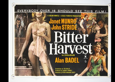 Lot 166 - Bitter Harvest (1963) Quad Poster