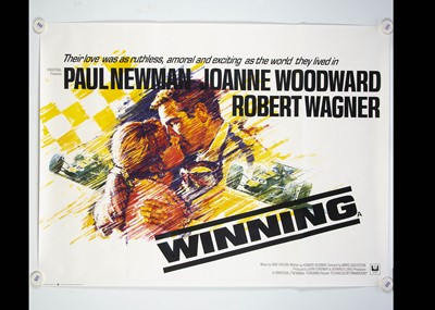 Lot 167 - Winning (1969) Quad Poster