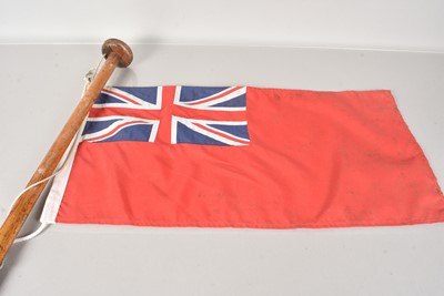 Lot 543 - A small British Red Ensign Flag