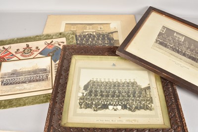 Lot 604 - Three Regimental Photographs