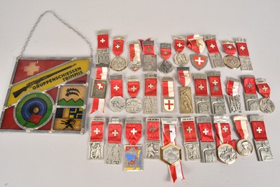 Lot 626 - A extensive collection of Swiss and European shooting medals