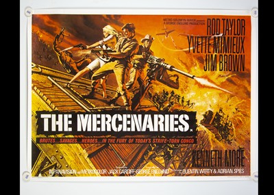 Lot 177 - The Mercenaries (1968) Quad Poster