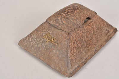 Lot 632 - An interesting Commemorative Inkwell