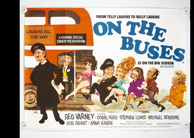 Lot 180 - On The Buses (1971) Quad Poster