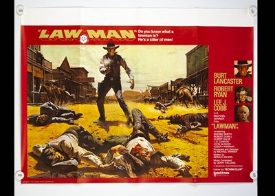 Lot 184 - The Lawman (1971) Quad Poster