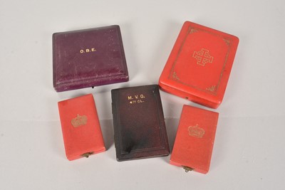 Lot 703 - A collection of Medal boxes