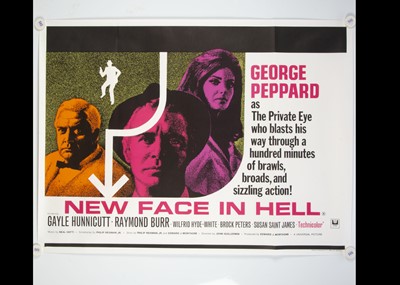 Lot 187 - New Face In Hell (1968) UK Quad Poster