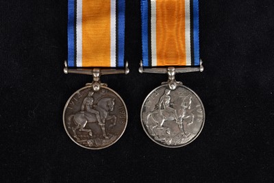 Lot 727 - Two WWI British War Medals