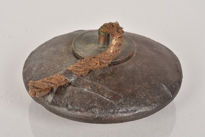 Lot 782 - An inert WWI Italian Lenticolare M14 'Discus' Grenade