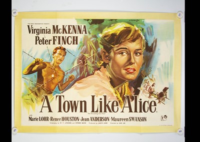 Lot 194 - A Town Like Alice (1956) Quad Poster