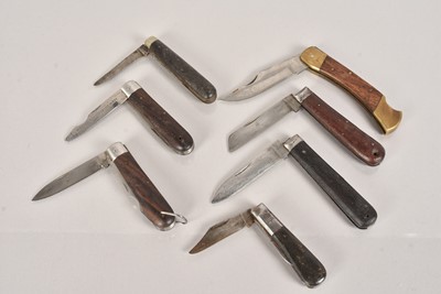 Lot 821 - A small collection of pocket knives