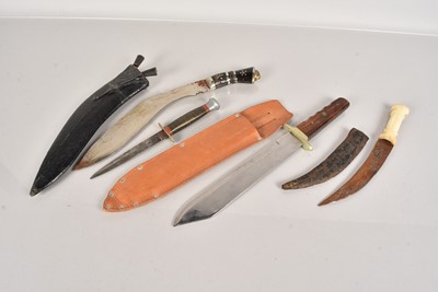 Lot 825 - A group of four knives