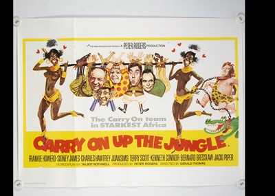 Lot 197 - Carry On Up The Jungle (1970) Quad Poster