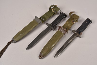 Lot 832 - Two US M5A1 Fighting knives