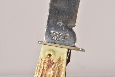 Lot 837 - A German Hunting knife by Decora of Solingen