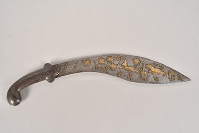 Lot 846 - A Decoration Indian Kukri knife