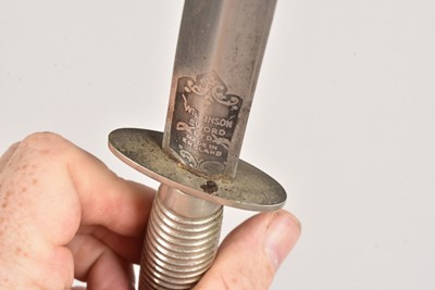 Lot 856 - A Post War Fairbairn Sykes Fighting Dagger by Wilkinsons