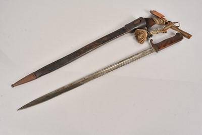 Lot 863 - A German S98 Sawback bayonet