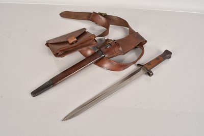 Lot 867 - A British Volunteer VTC Lee Metford Pattern 1888 Bayonet