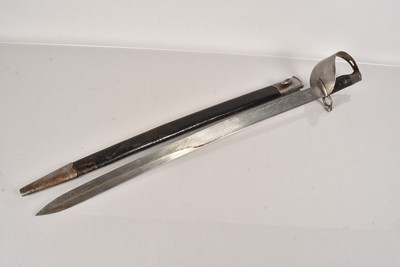 Lot 868 - A British Style 1859 Naval Cutlass Bayonet