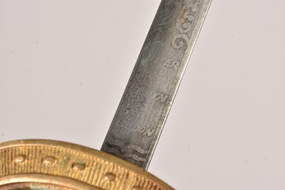 Lot 872 - A Victorian Court sword by Skinner & Co