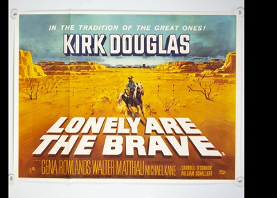 Lot 203 - Lonely Are The Brave (1962) Quad Poster