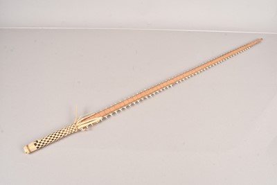 Lot 895 - An Oceanic Sharks Tooth Tebutje Sword