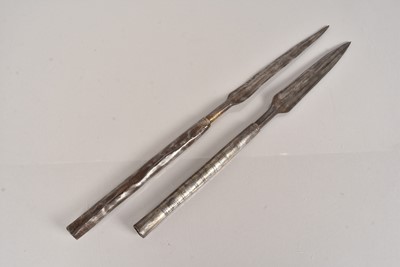 Lot 904 - Two African Spear Heads