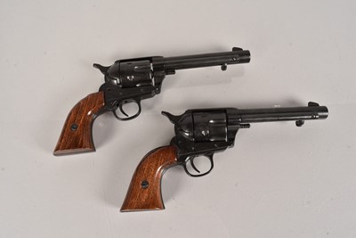 Lot 913 - A pair of Single Action Army .45 Blank Firing Revolvers