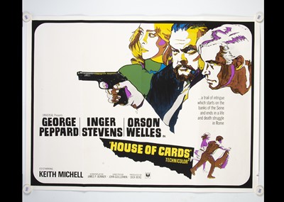 Lot 206 - House Of Cards (1968) Quad Poster