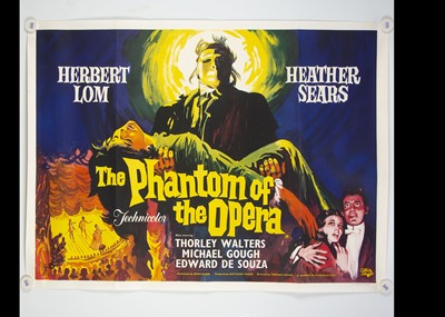 Lot 208 - The Phantom Of The Opera (1962) Quad Poster