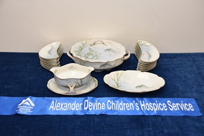 Lot 20 - A Rosenthal porcelain fish serving set