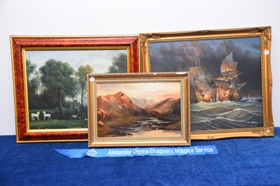 Lot 24 - Three paintings