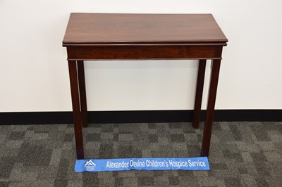 Lot 41 - A late Victorian mahogany tea table