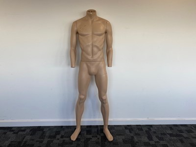 Lot 47 - A c1980s shop display mannequin marked Levis Strauss