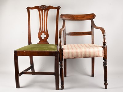 Lot 62 - Two Victorian dining chairs