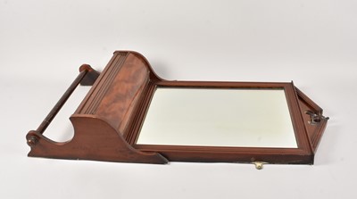 Lot 77 - A Victorian mahogany mirror