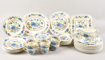 Lot 90 - A part Mason's Patent Ironstone pottery Regency pattern dinner service