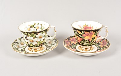 Lot 91 - Two Royal Albert Bone China cups and saucers