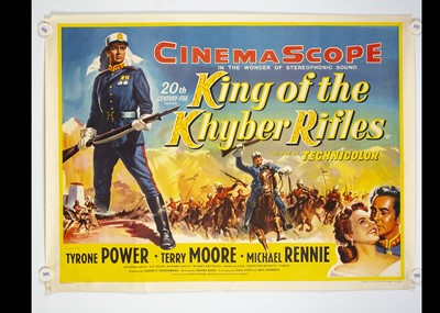 Lot 218 - King of the Khyber Rifles (1953) Quad Poster