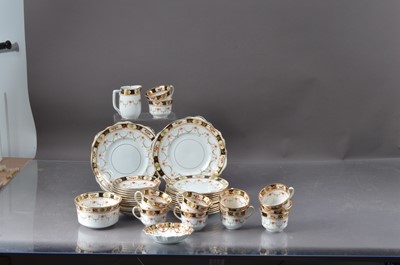 Lot 126 - An Edwardian Melba Bone china tea set