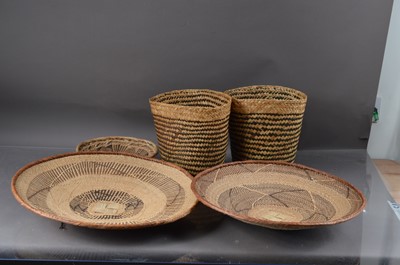 Lot 136 - Three Tonga baskets