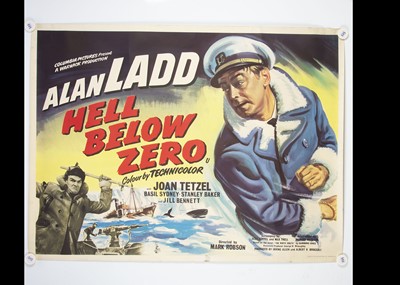 Lot 221 - Hell Below Zero (1955) Quad Poster