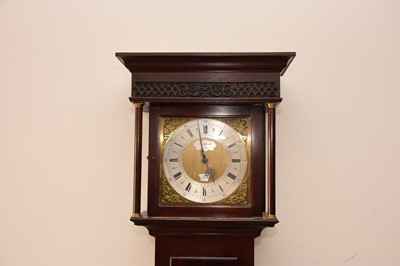 Lot 172 - A 1980s long case clock by Ben Rowe