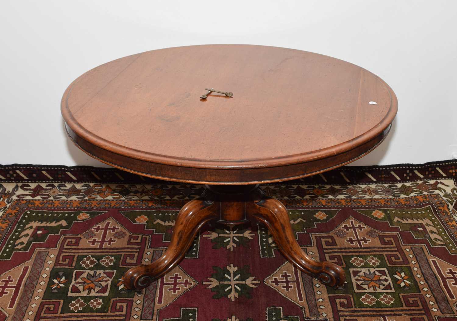 Lot 175 - A Victorian mahogany snap top breakfast table