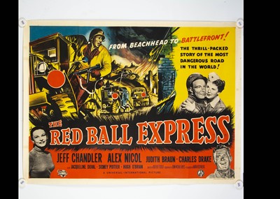 Lot 225 - The Red Ball Express (1952) Quad Poster